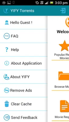 YIFY Torrents android App screenshot 3